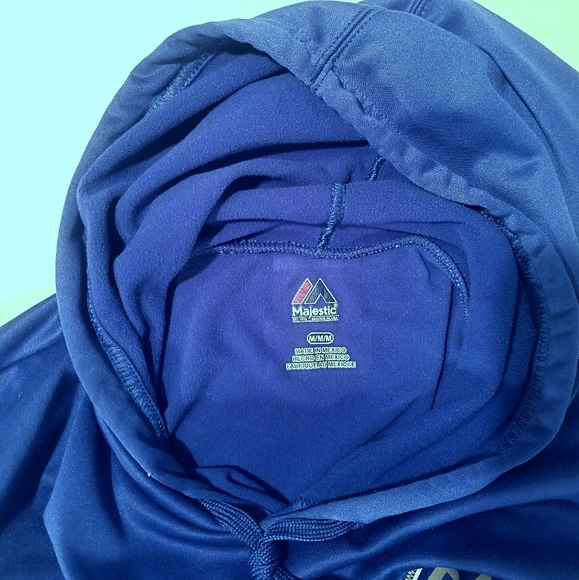 Indianapolis Colts Hooded Sweatshirt Blue Size M - Picture 4 of 6